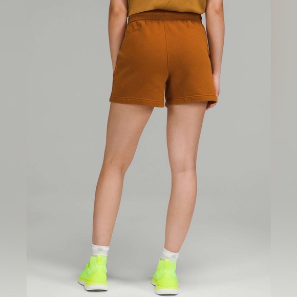 Lululemon Butternut Brown Loungeful High-Rise Short 4" Size 10 - Picture 6 of 8